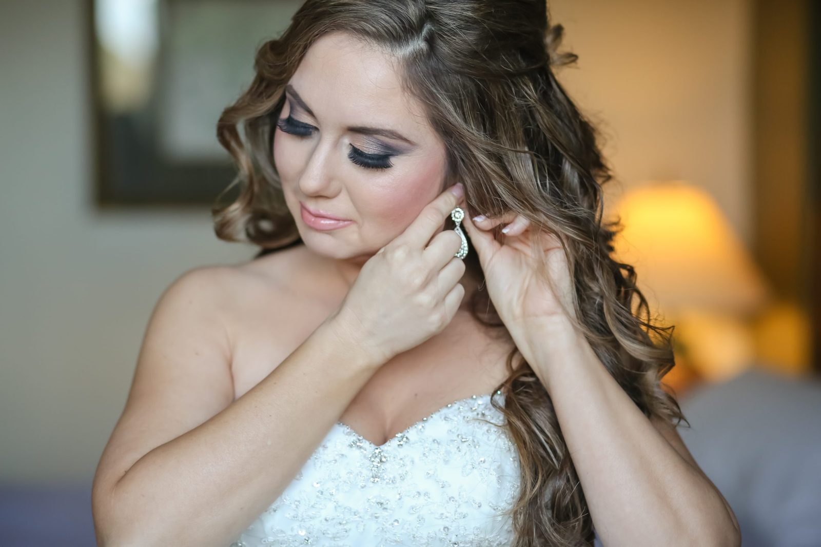 Wedding party portrait after hair and makeup